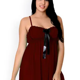 chia fashions Women Self Design Baby Doll-picture-44
