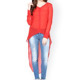 Harpa Red High-Low Top-image-30