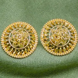 Luv Fashion Circular Studs Earrings-picture-16