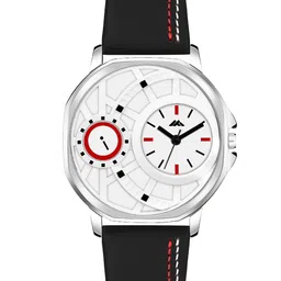 DOUBLERUN Men Dial & Leather Straps Analogue Multi Function Watch H05NMT-45 image 4
