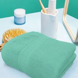 LUXEHOME INTERNATIONAL Turquoise Blue 2 Cotton 600 GSM Bath Towel-image-19