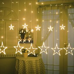 Kuber Industries White Warm White String Lights-43