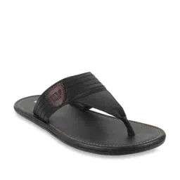 Walkway Men's Black Thong Sandals-picture-38