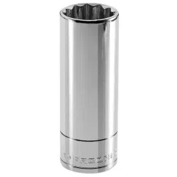 FACOM 3/8 inch Deep Socket 12 Point 27 mm Length, J.7/16LA-41