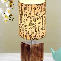 Homesake Yellow Wood Table Lamp-image-5