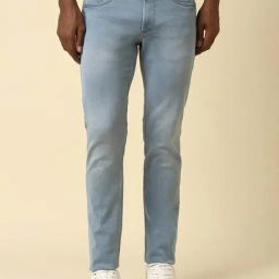 Allen Solly Sky Blue Skinny Fit Jeans-image-98