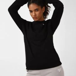 Reebok Black Regular Fit Sweatshirt-image-79