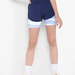 ALCIS Blue Slim Fit Shorts-image-36