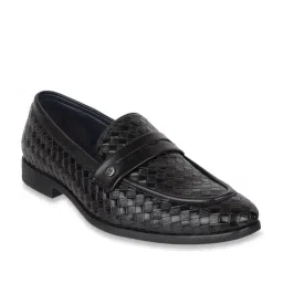 Carlton London Men's Black Casual Loafers-image-86