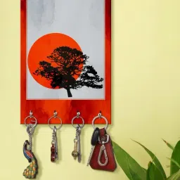 999Store Red & Black MDF  Key Holder - Set of 1-picture-18