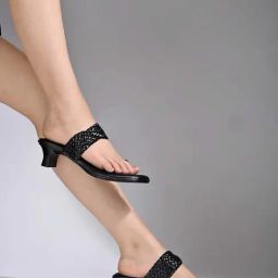 Shoetopia Kids Black Toe Ring Sandals-image-45