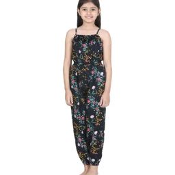 StyleStone Kids Black Printed Jumpsuit-image-97