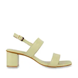 Iconics Women's Yellow Back Strap Sandals-image-4