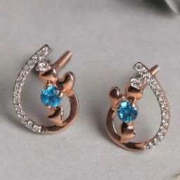 Clara 92.5 Sterling Silver Heart Earrings for Women-image-31