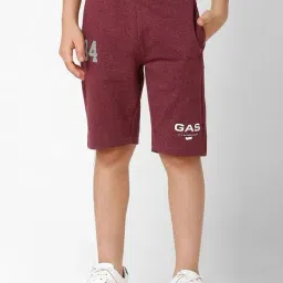 Gas Kids Wine Printed Shorts-picture-33