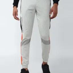 Van Heusen Flex Grey Slim Fit Striped Joggers-picture-24