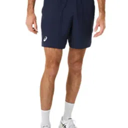 Asics Navy Regular Fit Sports Shorts-image-50