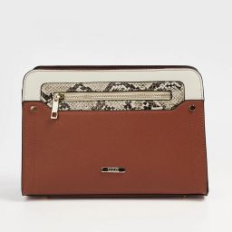 Code by Lifestyle Tan Textured Sling Handbag image 1