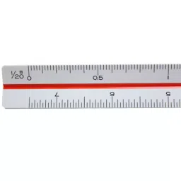 Shinwa Rules Triangle Scale for Architect 15 cm Scale Size, 74961-38
