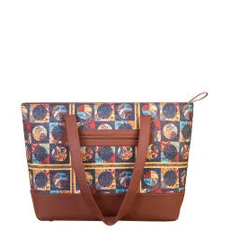 ZOUK Multicolor Printed Large Tote Bag image 3