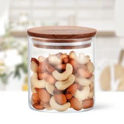 Borosil¿Transparent Glass Jar & Container (600ml)-5