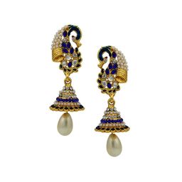 HIGH TRENDZ Contemporary Jhumkas Earrings-image-9