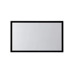True Vision 133 inch Projector Screen Soft Matte Wall Mount 16.9 Fixed Frame With 3 Boarder White-99
