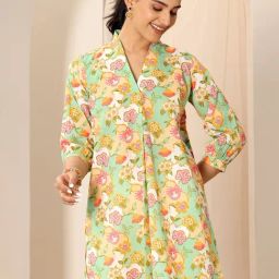 Libas Multicolour Floral Kurti-image-12