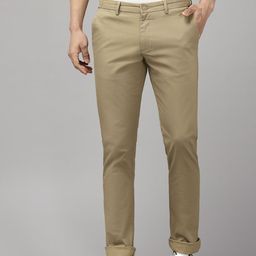 Blackberrys Men Printed Low-Rise Chinos Trousers-image-27