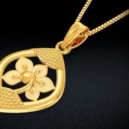 Joyalukkas 22k Gilded Petal Adornment Pendant-image-0