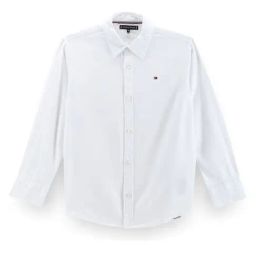 Tommy Hilfiger White Relaxed Fit Shirt-image-30