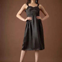Mabish By Sonal Jain Black A-Line Dress-image-1