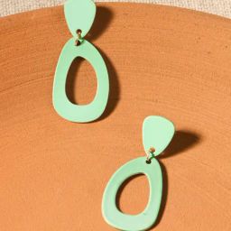 Accessorize London Women's Matte Oval Earrings-image-66