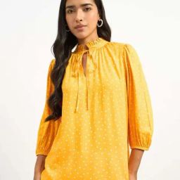 SALT Attire Yellow Printed Top-image-79