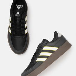 ADIDAS Men Leather Perforated Breaknet 2.0 IKD Basketball Shoes-11