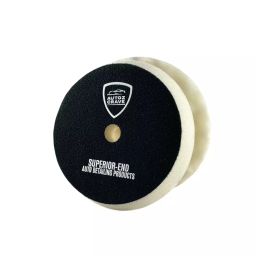 Autozcrave Heavy Cutting Pad 150 mm (6 inch) Disc & 26 mm Thickenss White for Rotary Polisher, DSWP11-picture-15