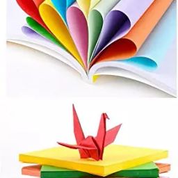 YAJNAS Color Sheets (5 Sheets each color) Copy Printing Papers/Art and Craft A4 Sheets Double Sided Colored Origami Folding Lucky Wish Paper (20 Pcs) image 4