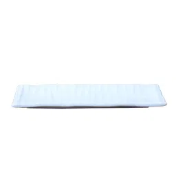 VarEesha Awesome Solids White Ceramic Serving Platter - Set of 1 image 3