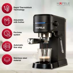 Hafele U Kaffee 15 Bar Espresso Coffee Machine 1450 W Thermoblock Technology image 4