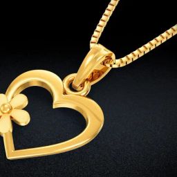 Joyalukkas 22k Gilded Bloom Medallion Pendant-image-35