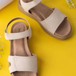 Inc.5 Women's Beige Ankle Strap Sandals-image-99