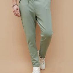 Fame Forever By Lifestyle Green Regular Fit Trackpants-image-11
