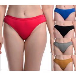 AROUSY Red & Blue Cotton Panties - Pack Of 5-image-47