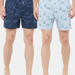 Urban Scottish Multicolored Regular Fit Printed Boxers - Pack Of 2-image-61