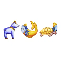 Vrindavanstore.in Kids Set of 3 Microfibre Soft Toy Soft Toys and Dolls image 1