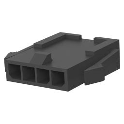 AMP - TE CONNECTIVITY PLUG HOUSING, 4POS, NYLON 66/6, BLACK, 1445048-4 (Pack 10)-image-57
