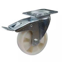 MUVALL Castor Wheel Nylon Brake Type 200x50 mm Wheel Size, PST B 200 50 NYB-image-62