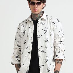 MARTIN SMITH Men Comfort Floral Printed Casual Shirt-image-87