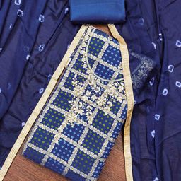 KALINI Unstitched Dress Material-image-12