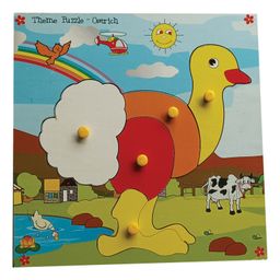 KIDS LOGIC Theme Puzzle Ostrich - Multicolor-25